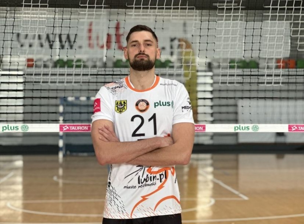 Nowy kapitan w ekipie siatkarzy z Lubina - Rafał Kwasowski - fot. ks.cuprum.pl