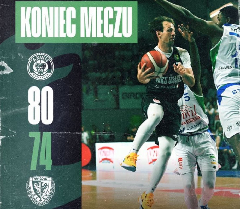 Anwil górą w koszykarskim klasyku w Basket Lidze - fot. Twitter.com/WKS_SlaskBasket