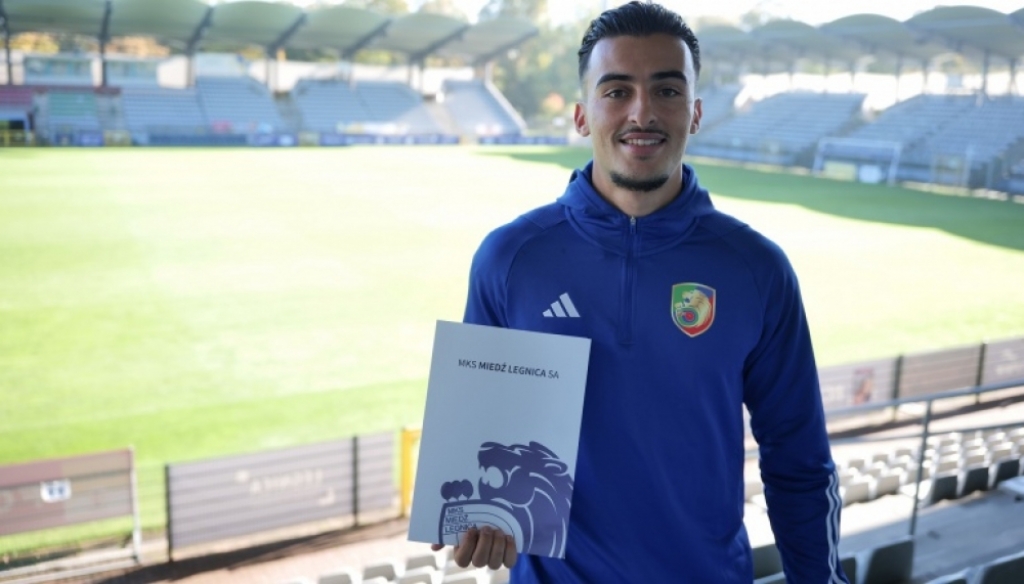 Mehdi Lehaire przedłużył kontrakt z Miedzią Legnica - fot. miedzlegnica.eu
