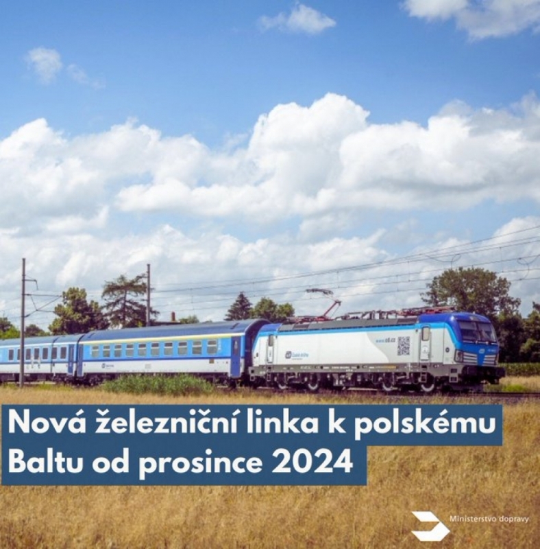 Z Pragi nad Bałtyk przez Wrocław. Czeskie Koleje podają szczegóły - fot. Czeskie Ministerstwo Transportu