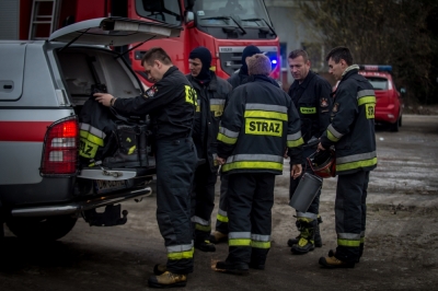 Mężczyzna zginął w pożarze mieszkania w Wałbrzychu