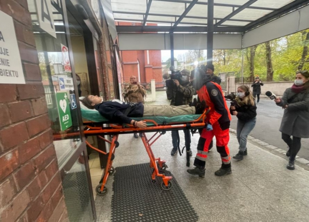 Załoga szpitala z Wrocławia postawiona w stan najwyższej gotowości – fot. Ida Górska