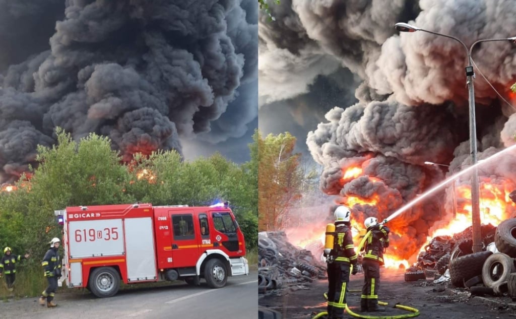 Prokurator odwoła się od wyroku ws. wypadku przy przetwarzaniu opon - fot. OSP Zagrodno