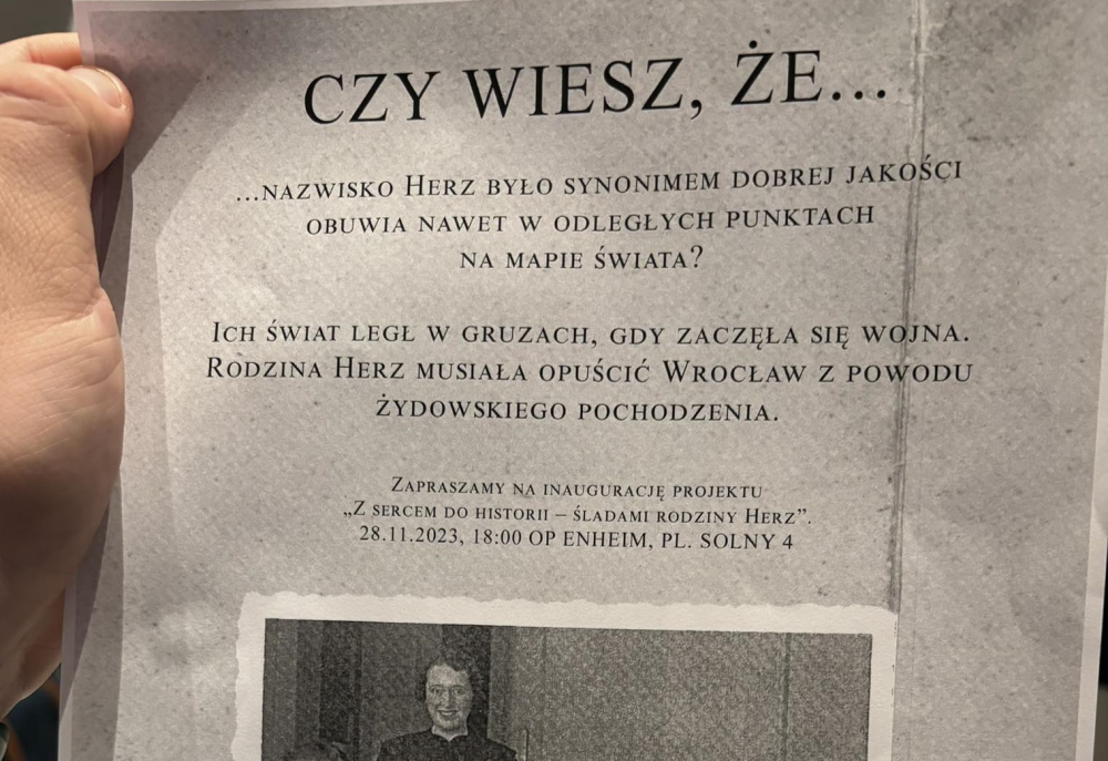 Chcą podtrzymać pamięć o wyjątkowym zakładzie rodziny Herz - fot. Mateusz Floryczyk