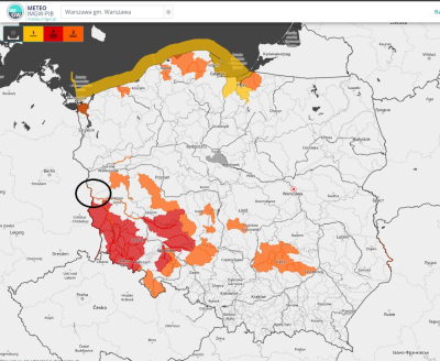 Synoptycy alarmują. Dolnośląski odcinek Odry z kolejnym ostrzeżeniem