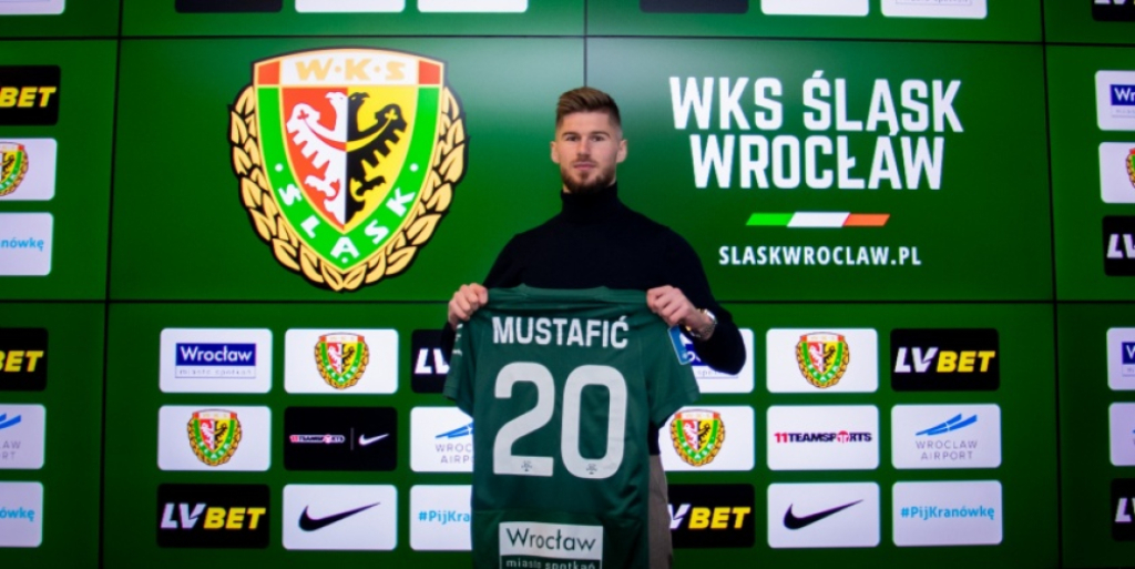 Alen Mustafić nowym piłkarzem Śląska Wrocław - fot. slaskwroclaw.pl