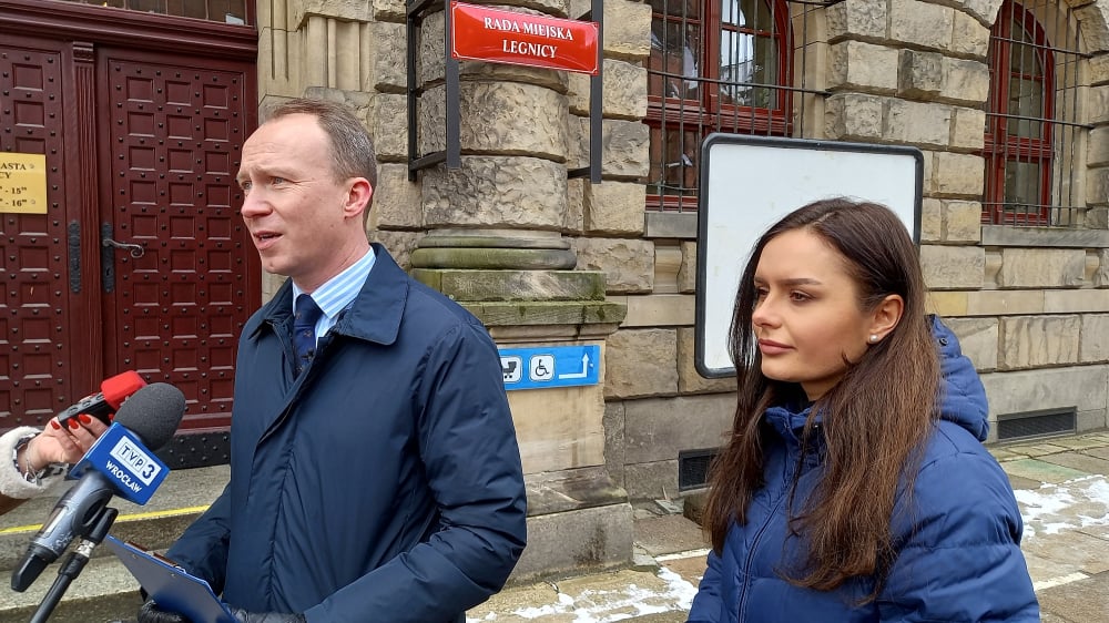Kandydat na Prezydenta Legnicy przedstawił swój program - fot. Andrzej Andrzejewski