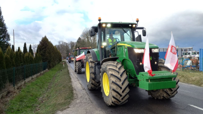 Protesty rolnicze na Dolnym Śląsku