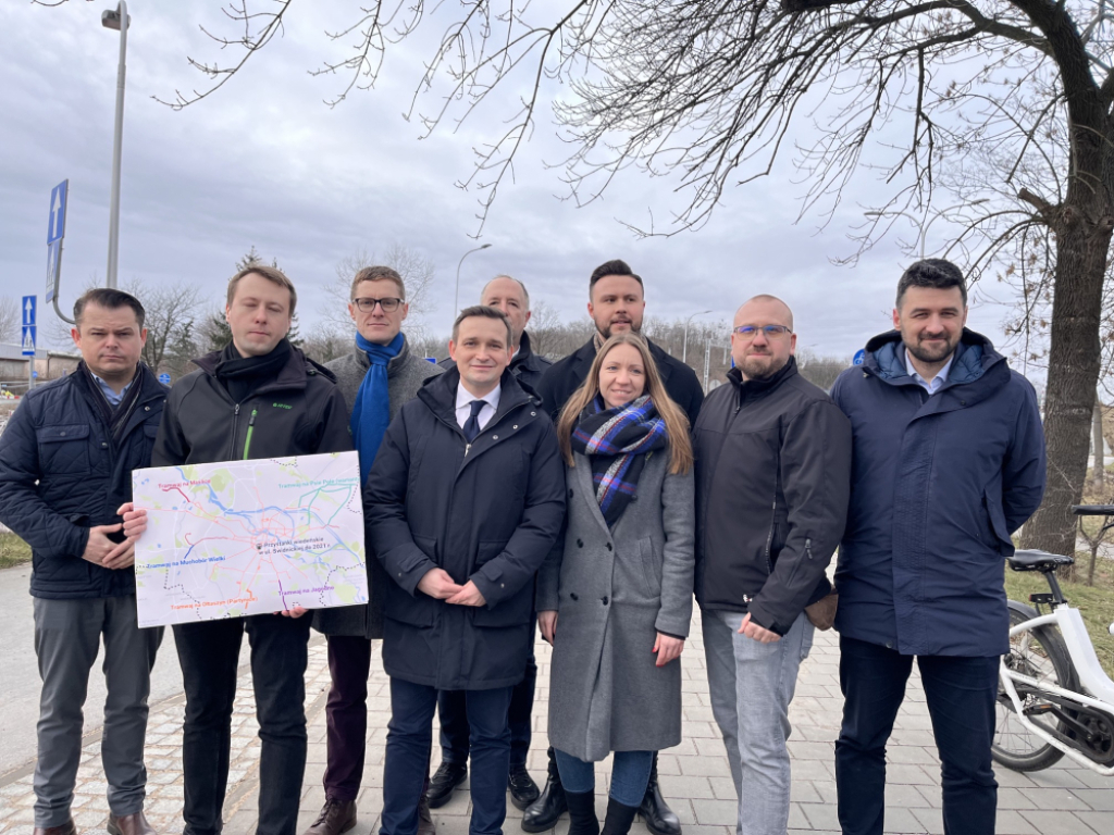 Michał Jaros: Ministerstwo przygotuje przepisy, które ułatwią budowę tramwaju na Jagodno - fot. RW