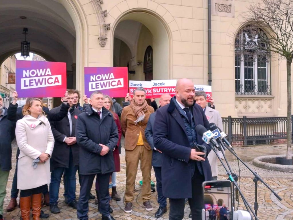 Nowa Lewica poprze kandydaturę Jacka Sutryka na prezydenta Wrocławia - fot. Jakub Ciołko