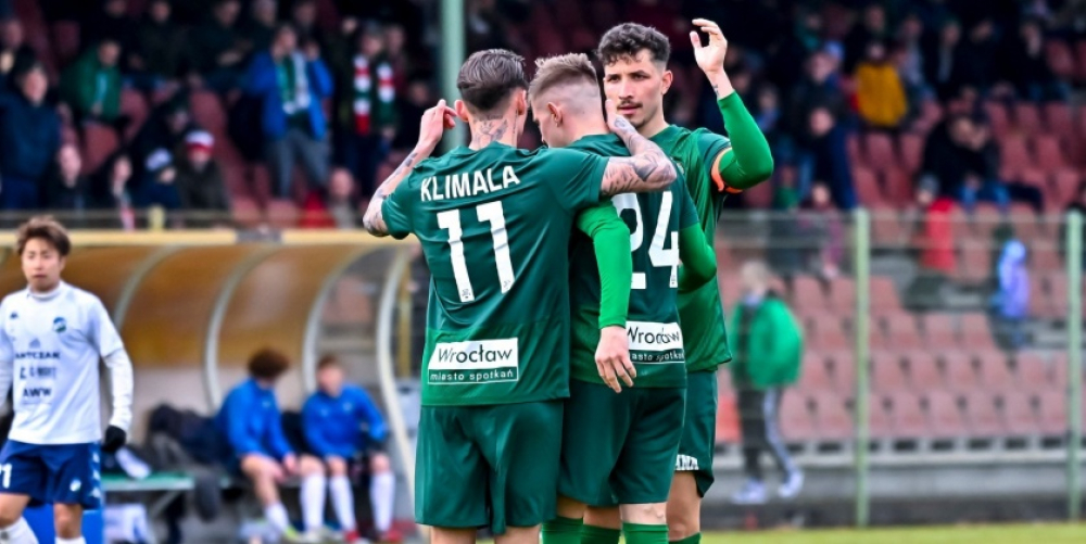 Wygrana wrocławian w ostatnim sparingu przed ligą - fot. slaskwroclaw.pl