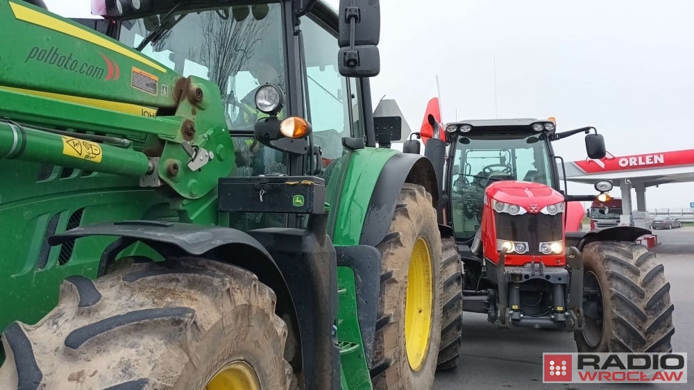 Sprawdź, gdzie i o której będą protestować rolnicy. W piątek wyjadą na trasy w regionie - fot. Jarosław Wrona / Radio Wrocław