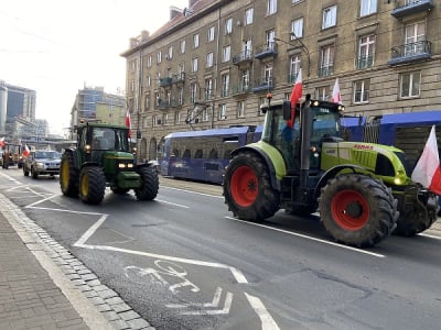 Ulice po rolniczych protestach są już przejezdne
