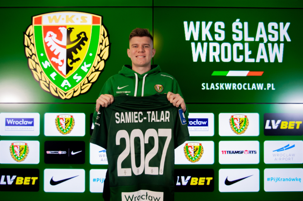 Piotr Samiec-Talar przedłużył kontrakt ze Śląskiem Wrocław - fot. slaskwroclaw.pl