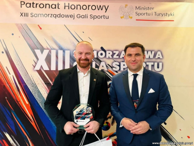 Grzegorz Lenart, antyterrorysta z Wrocławia, wyróżniony statuetką Sportowca Roku