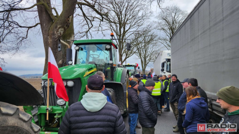 Rolnicy znów protestowali na dolnośląskich trasach  - 1