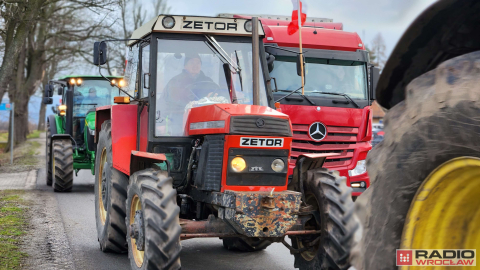Rolnicy znów protestowali na dolnośląskich trasach  - 10