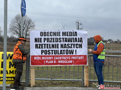Rolnicy znów protestowali na dolnośląskich trasach  - 11