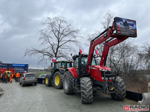 Rolnicy znów protestowali na dolnośląskich trasach  - 14