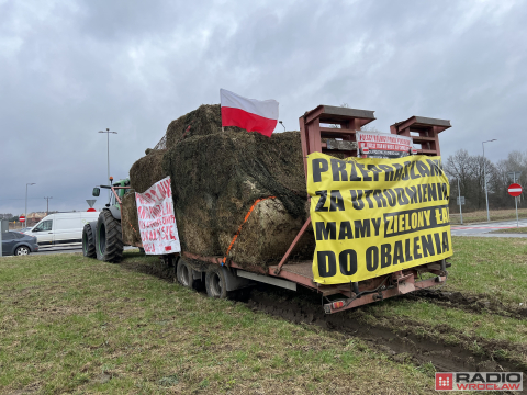 Rolnicy znów protestowali na dolnośląskich trasach  - 15