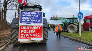 Rolnicy znów protestowali na dolnośląskich trasach