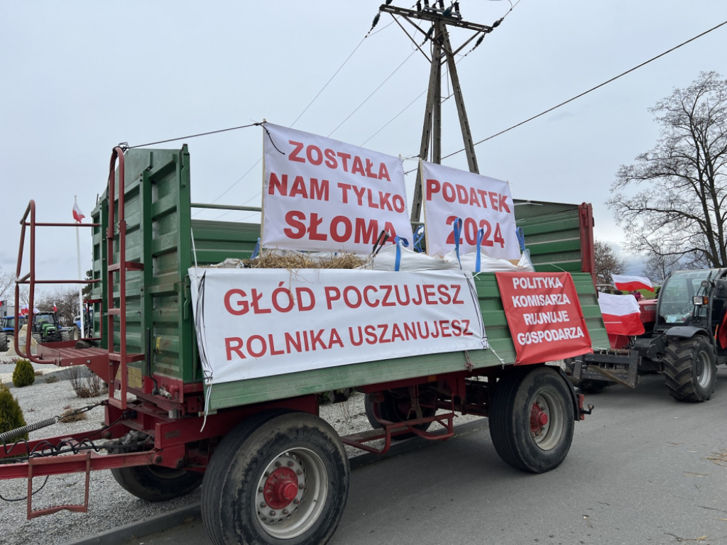 Rozpoczął się kolejny dzień rolniczych strajków – fot. Aleksander Ogrodnik