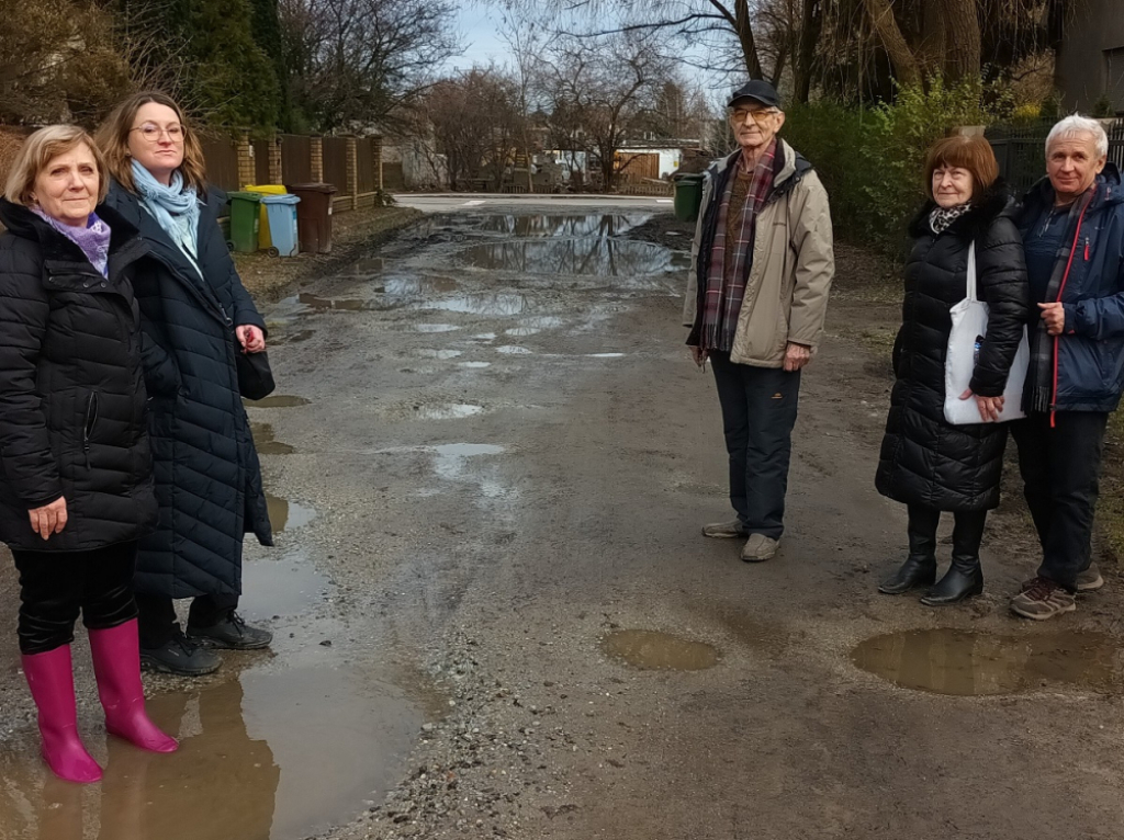 Toną w wodzie i błocie - fot. Beata Makowska