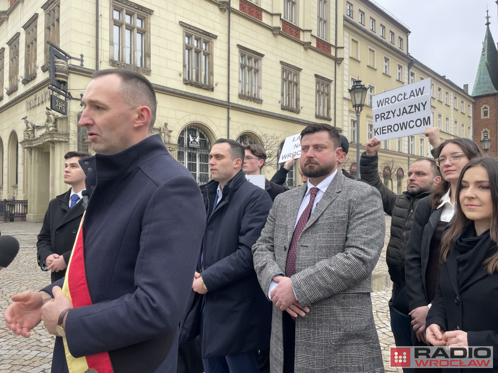 Radny Robert Grzechnik kandydatem Konfederacji, PJJ i Bezpartyjnych na prezydenta Wrocławia - fot. RW