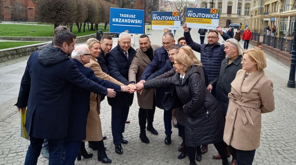 Kandydaci Trzeciej Drogi w wyborach do Sejmiku Województwa Dolnośląskiego - Fot: Andrzej Andrzejewski