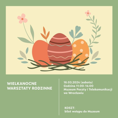 Muzeum Poczty i Telekomunikacji. Wielkanocne warsztaty rodzinne
