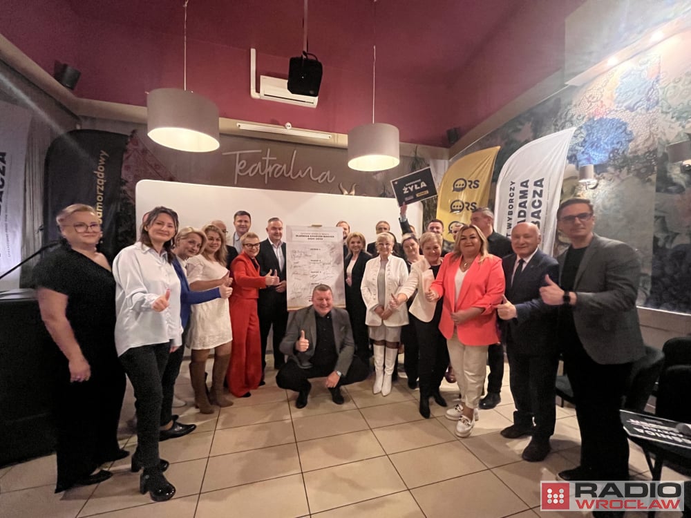Adam Horbacz przedstawił swój plan na Oleśnicę - fot. Joanna Jaros / Radio Wrocław