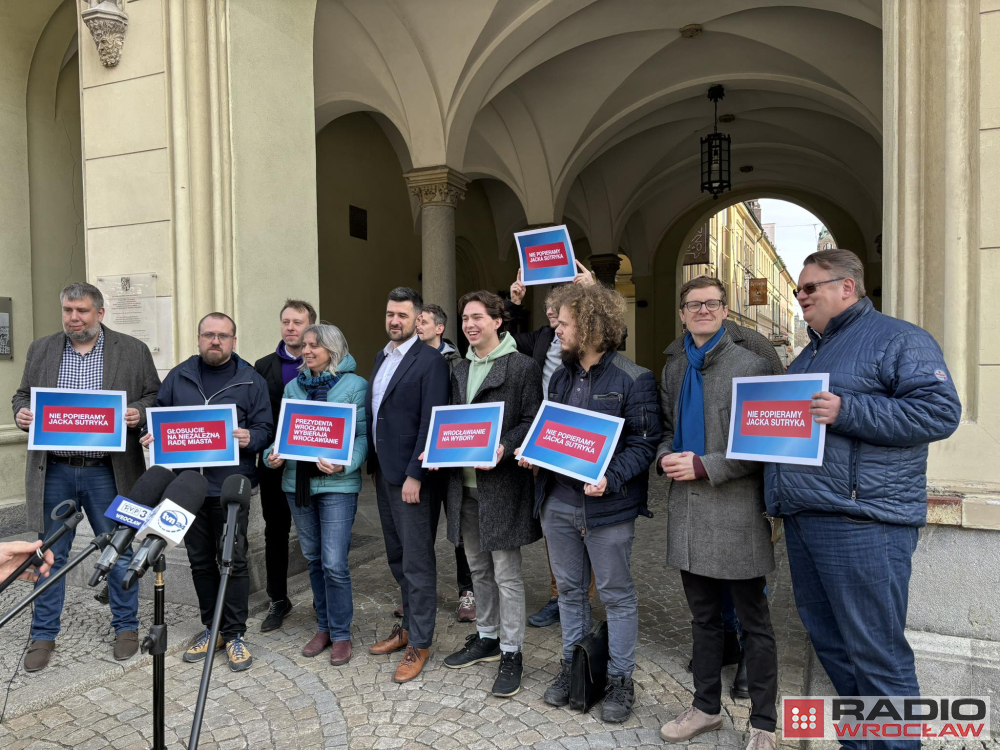 Koalicja dla Wrocławia: Nie popieramy Jacka Sutryka - fot. RW