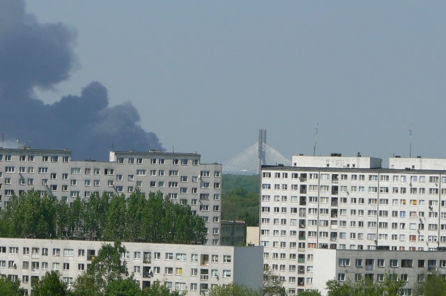 Pożar hali na Maślicach (Zobacz) - 5