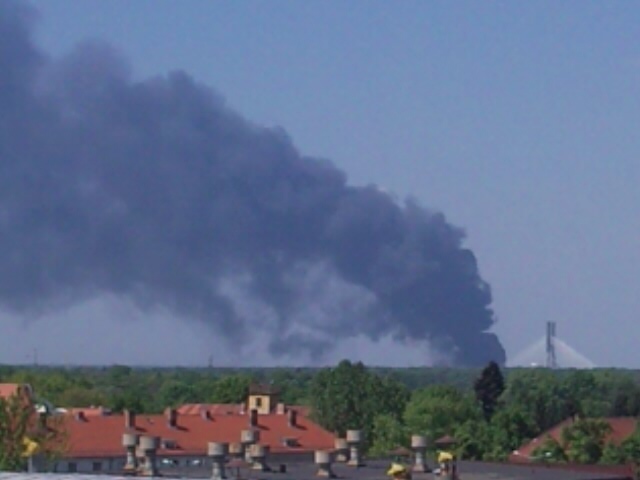 Pożar hali na Maślicach (Zobacz) - 11