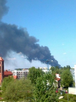 Pożar hali na Maślicach (Zobacz) - 7