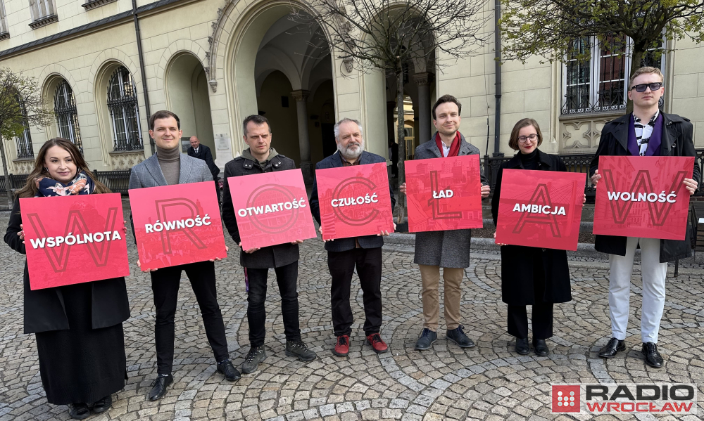 Kandydaci Lewicy przedstawili swoje hasła wyborcze - fot. Piotr Osowicz / Radio Wrocław