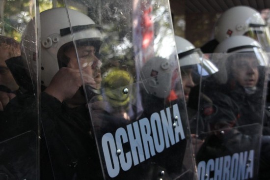 Ostry protest przed KGHM (Zobacz) - 6