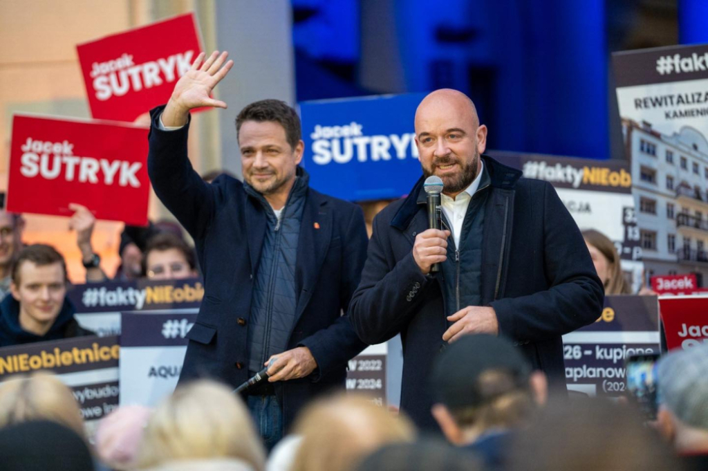 Rafał Trzaskowski udzielił poparcia Jackowi Sutrykowi - fot. FB Prezydent Wrocławia Jacek Sutryk