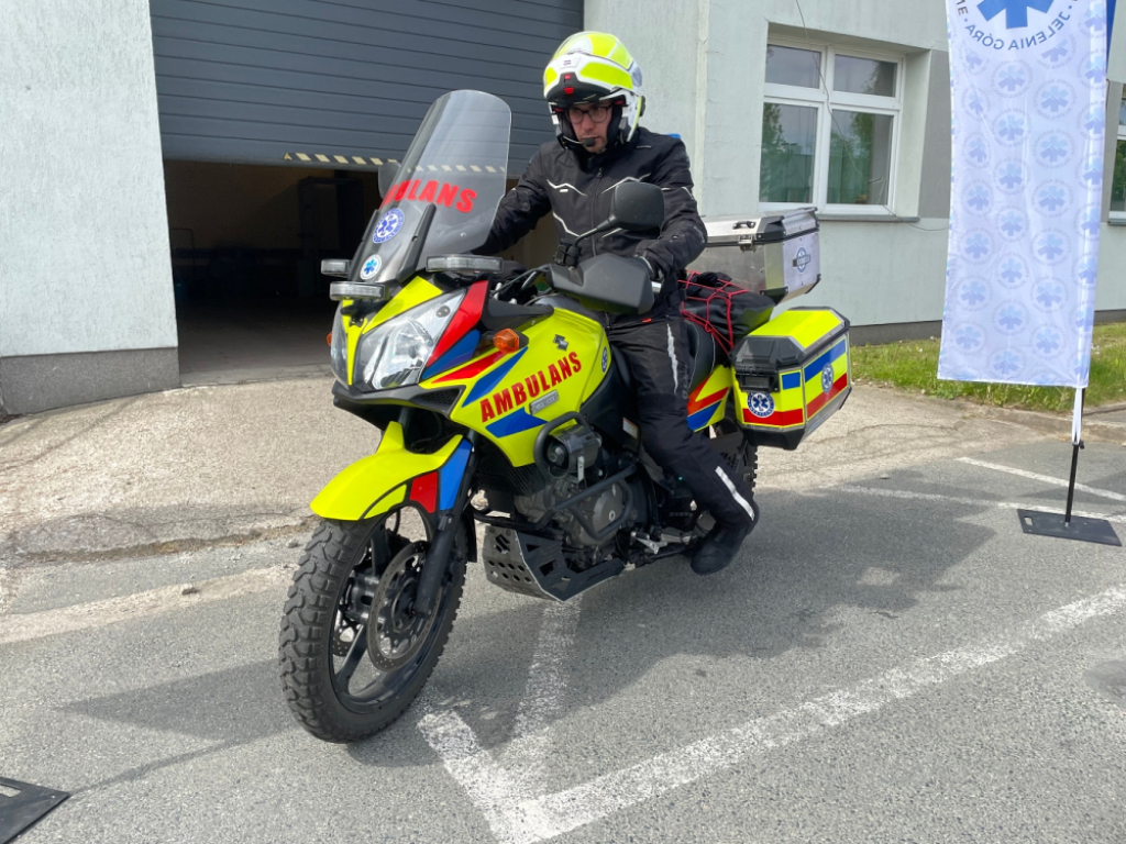 Ambulans na dwóch kółkach wraca do pracy - fot. Jakub Thauer