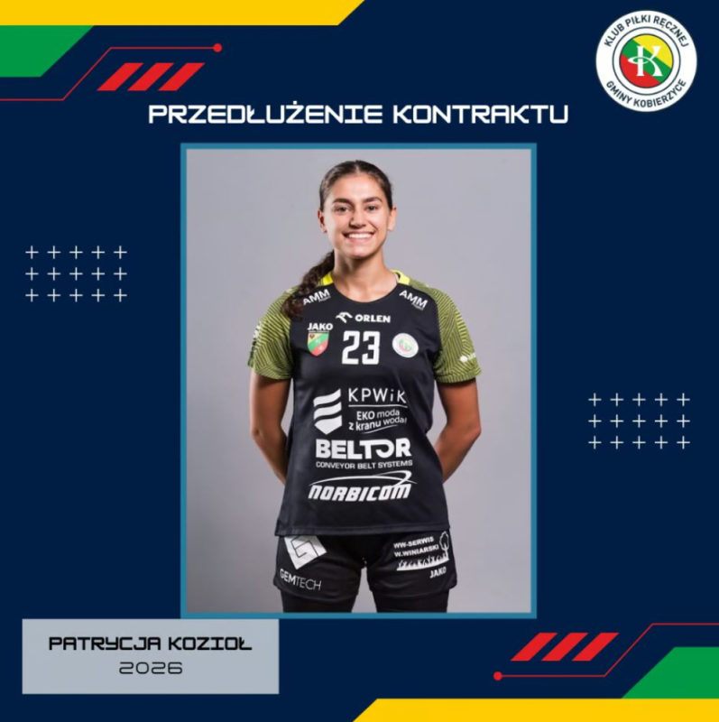 Patrycja Kozioł zostaje w Kobierzycach - fot. kprkobierzyce.pl