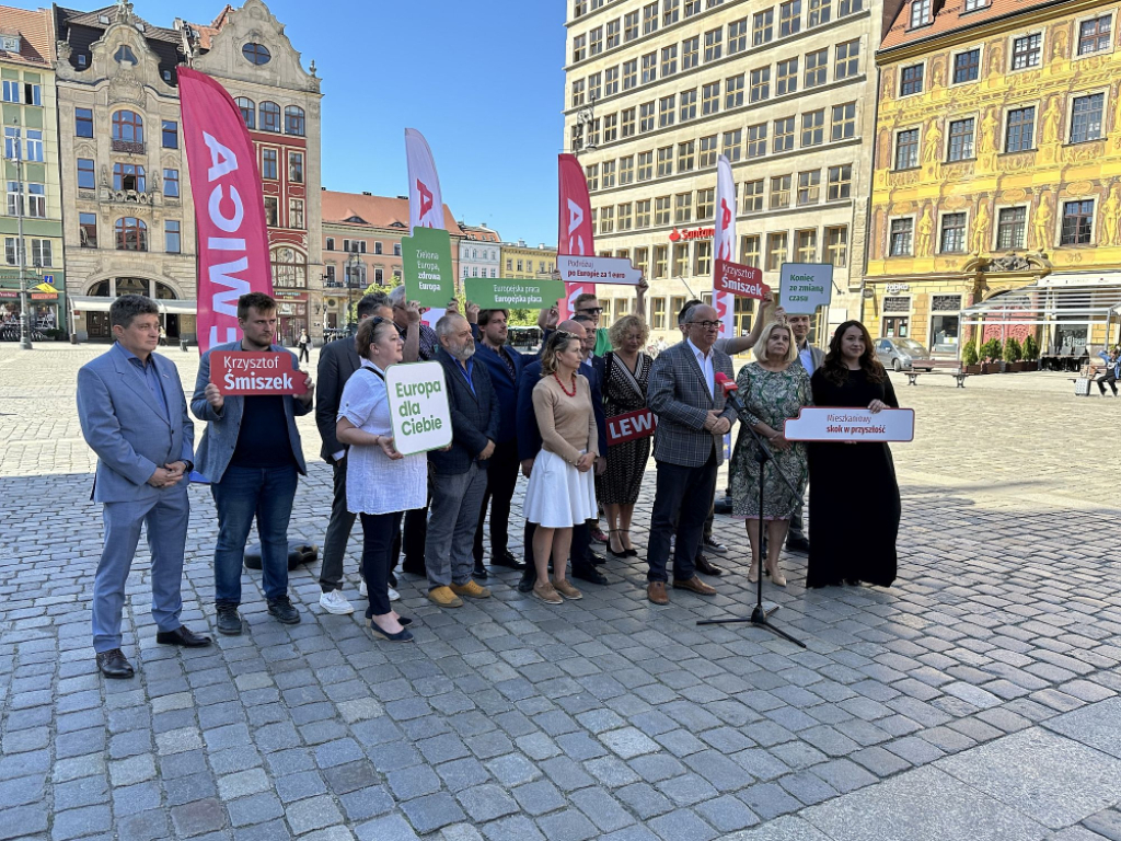 Kandydaci Lewicy spotkali się z wrocławianami - fot. Piotr Osowicz