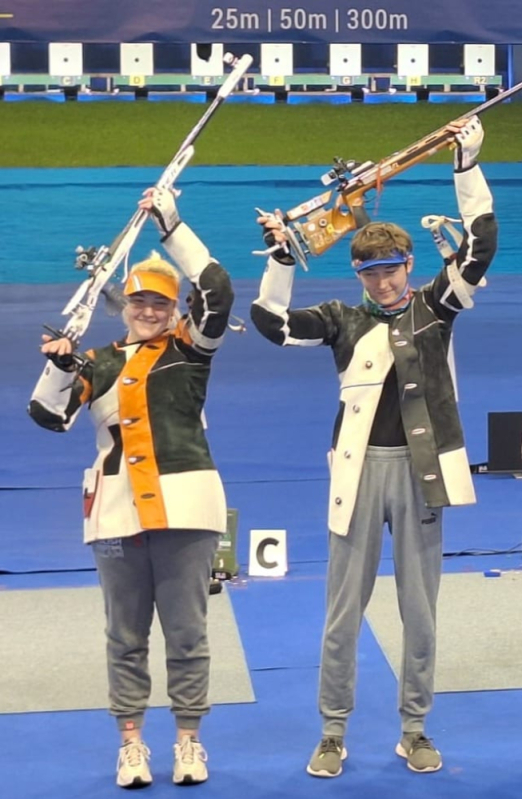 Kolejny medal Jakuba Goliszka w juniorskich mistrzostwach Europy - fot. Polski Związek Strzelectwa Sportowego