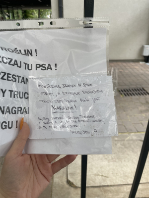 Pogróżki na Nadoodrzu. Ktoś bardzo nie lubi... psów - 0
