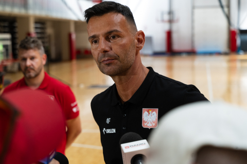 Reprezentacja Polski koszykarzy trenuje we Wrocławiu - 7