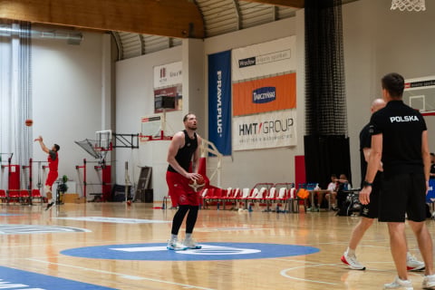 Reprezentacja Polski koszykarzy trenuje we Wrocławiu - 11