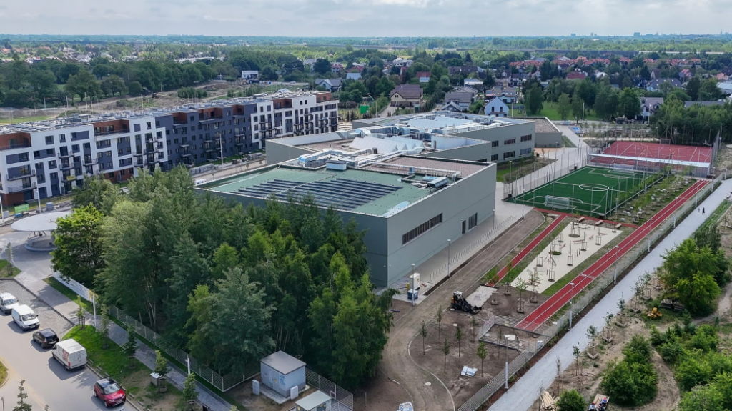 Przybywa miejsc przedszkolnych we Wrocławiu. Obecnie budowanych jest sześć przedszkoli - fot. materiał prasowy/zdj. Zespół Szkolno-Przedszkolny nr 26 przy ul. Cynamonowej - budowa