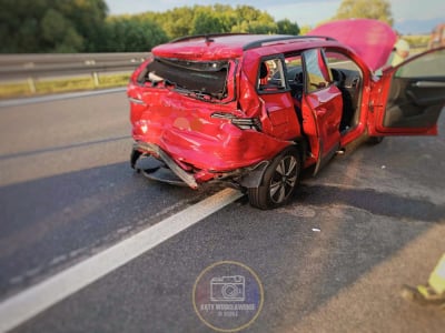 Uwaga, kierowcy! Wypadek na S8