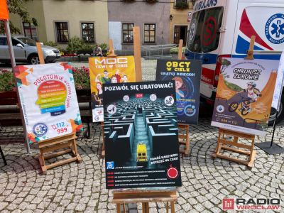 Plakatem Ratunkowym edukują mieszkańc&oacute;w i turyst&oacute;w