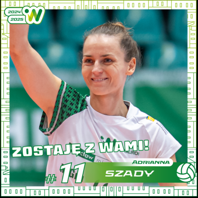 Adrianna Szady zostaje we Wrocławiu