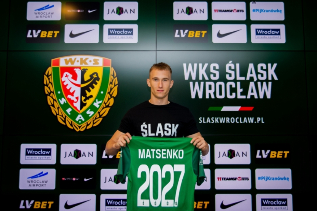 Ukraiński piłkarz podpisał nową umowę ze Śląskiem - fot. Adriana Ficek/slaskwroclaw.pl